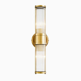 Glass & Brass Wall Sconce