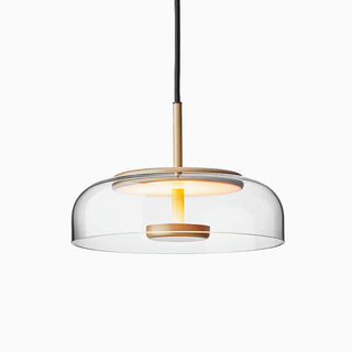 Minimalist Glass & Metal Pendant Light