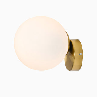 Simple Modern Frosted Glass Ball Gold Creative Wall Lamp