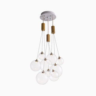 Glass Bubble Cluster Pendant Light, 3/5/9/15 Heads