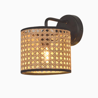 Rattan Wall Sconce