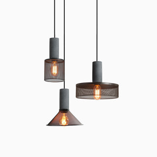 Industrial Metal Black Pendant Light