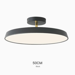 Simple Circular Creative Rotatable Ceiling Light,3 Color