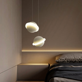 White Planet Halo Fantasy Pendant Light