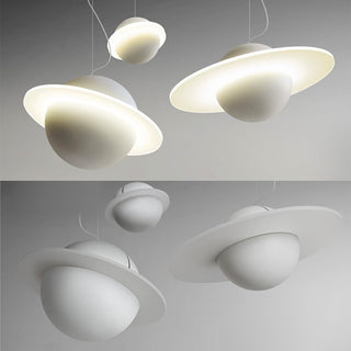 White Planet Halo Fantasy Pendant Light