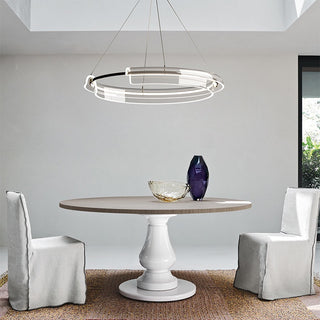 Luxury Creative Minimalist Metal Acrylic Ring Chandelier