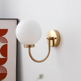 Retro Chrome Glass Bubble Wall Sconce