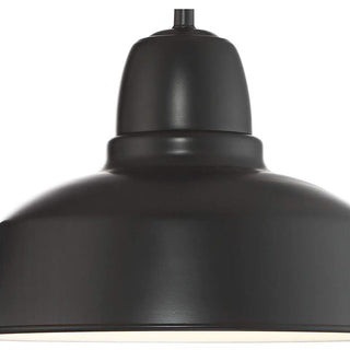 Black Outdoor Wall Lamp, 13”