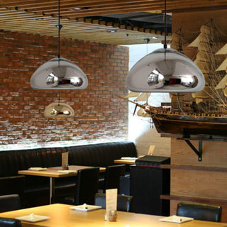 Electroplate Glass Pendant Light