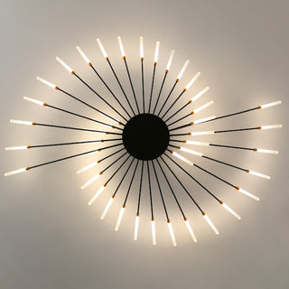 Firework flush mount ceiling light