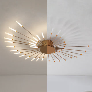 Firework flush mount ceiling light