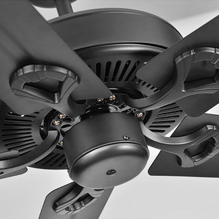 5-Blade Black Ceiling Fan, DIA 130CM