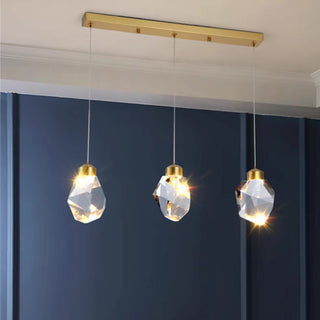 Diamond Shape Drop Cluster Pendant Light