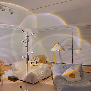 Sunset Halo Projection Ambient Floor Lamp