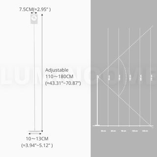 Sunset Projection Ambient Floor Lamp