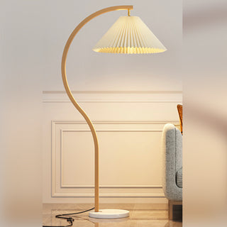 Caprani Wooden Floor Lamp