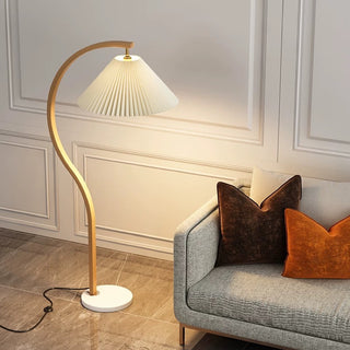 Caprani Wooden Floor Lamp