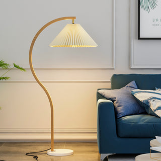 Caprani Wooden Floor Lamp