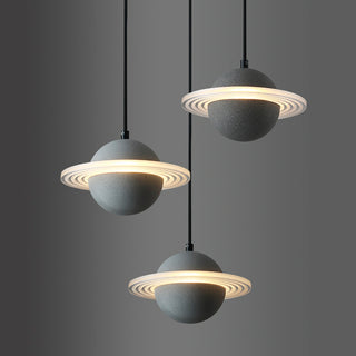 Cement Satellite Pendant Light