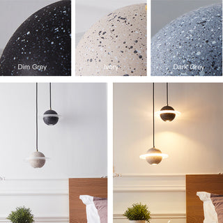 Cement Satellite Pendant Light