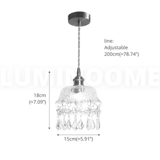 Tassels Glass Pendant Light