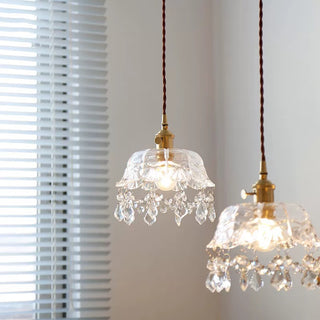 Tassels Glass Pendant Light