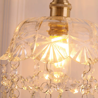 Tassels Glass Pendant Light