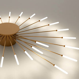 Firework flush mount ceiling light