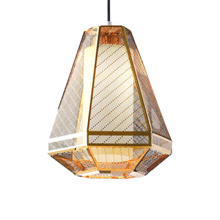 Diamond Shape Glass Pendant Light