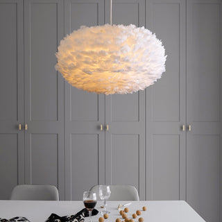 Feather Pendant Light Semicircle