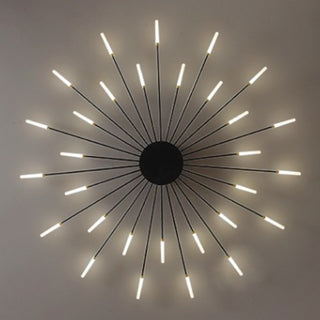 Firework flush mount ceiling light