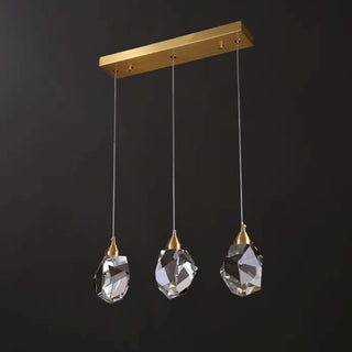 Diamond Shape Drop Cluster Pendant Light