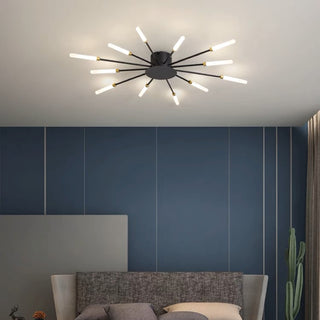 Firework flush mount ceiling light