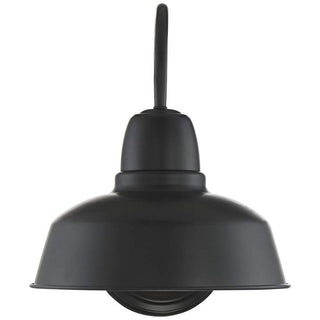 Black Outdoor Wall Lamp, 13”