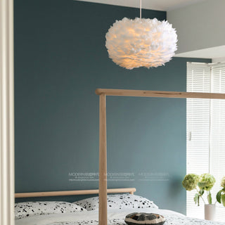 Feather Pendant Light Semicircle