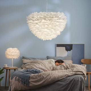 Feather Pendant Light Semicircle