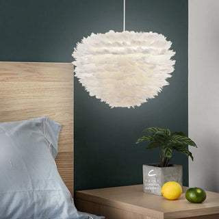 Feather Pendant Light Semicircle