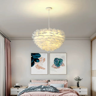 Feather Pendant Light Semicircle