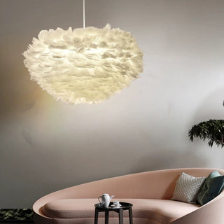 Feather Pendant Light Semicircle