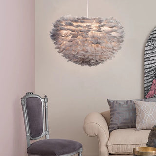 Feather Pendant Light Semicircle