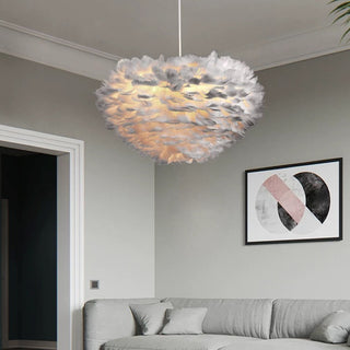 Feather Pendant Light Semicircle