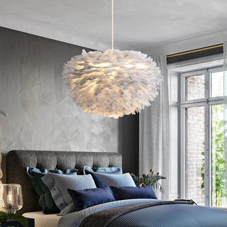 Feather Pendant Light Semicircle