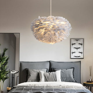 Feather Pendant Light Semicircle