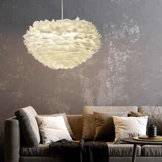 Feather Pendant Light Semicircle