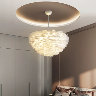 Feather Pendant Light Semicircle