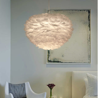 Feather Pendant Light Semicircle