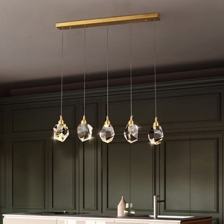 Diamond Shape Drop Cluster Pendant Light