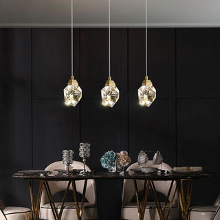 Diamond Shape Drop Cluster Pendant Light