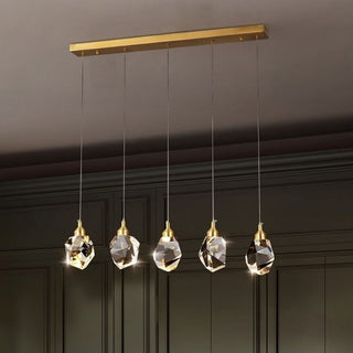 Diamond Shape Drop Cluster Pendant Light