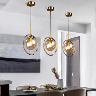 Magic Bean Glass Pendant Light, Ring